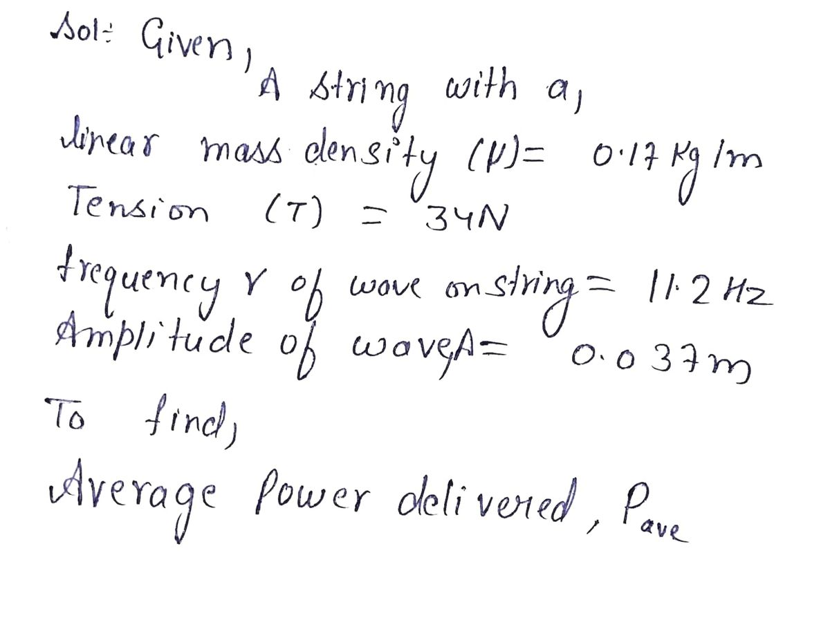 Physics homework question answer, step 1, image 1